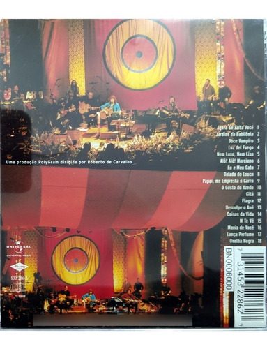 Imagem 2 de 4 de Cd Rita Lee Acústico