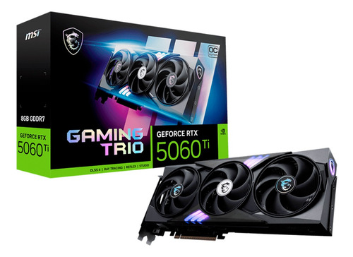 Tarjeta De Video Msi Rtx 5060 Ti Gaming Trio Oc 8gb Gddr7