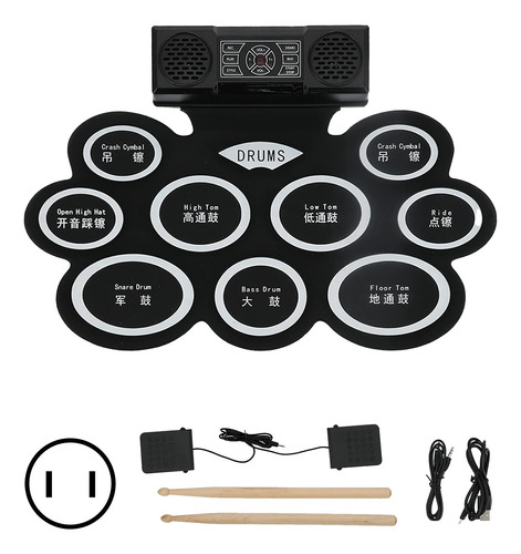 Blocs Bateria Electronica Almohadilla Cancion Cable