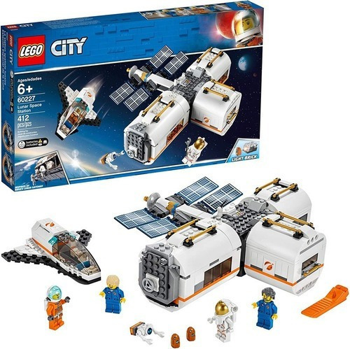 Lego City Estacion Espacial Lunar 60227 Con Satelite Desmon