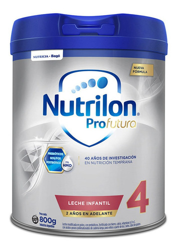 Leche En Polvo Nutricia Bagó Nutrilon Profutura 4 Lata 800g