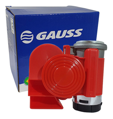 Buzina Gauss Gb1074 A Ar Compacta C/ Compressor Elétrico 12v