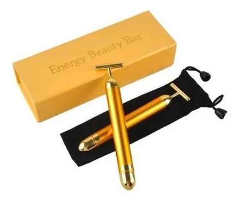 Massageador Facial Vibrata Gold Harmonização Energy Beauty