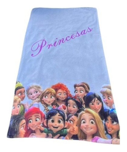 Princesas Disney Varios Diseños - Toalla Microfibra 
