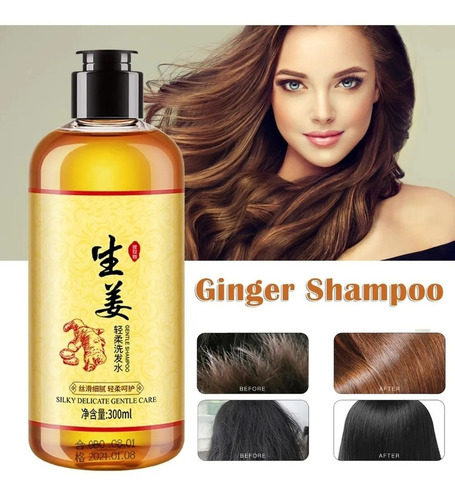 12 Shampoo Jengibre Anti Caida Crecimiento Reparador Images