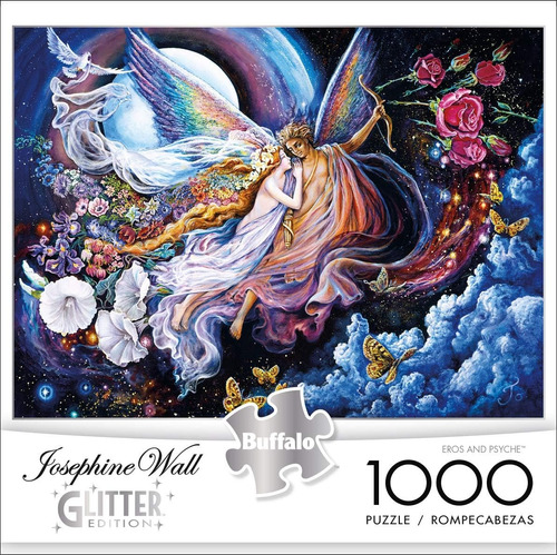 Rompecabezas Eros Y Psique Glitter Jos Wall 1000 Pz Buffalo