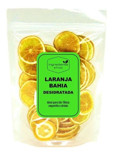 Laranja Bahia Premium Desidratada 40g Para Gin Tônica Aperol