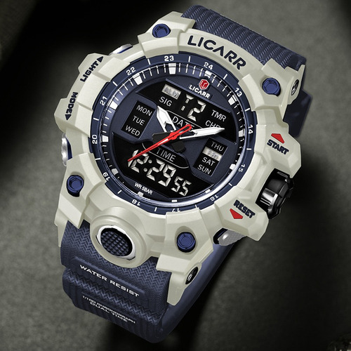 Relojes Militares Deportivos Para Hombre, Reloj Con Alarma Y