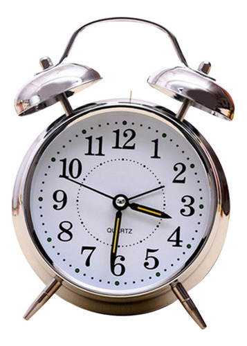 Reloj Alarma Despertador Con Campana 