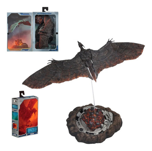Figura De Acción De Godzilla Rodan Mothra De Neca 2019, Rega