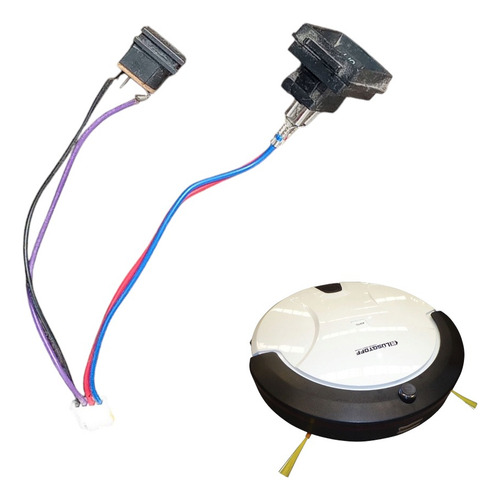 Ficha De Carga/ Interruptor Aspiradora Robot Lusqtoff (Usado)