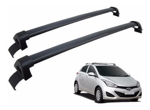 Rack De Teto Hyundai Hb20 2013 Projecar Cor Preto