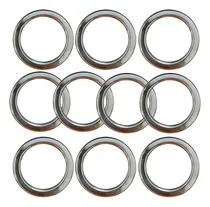 Comprar 10 Argolas Inox Chatas N°17 Para Traia Arreio + Frete Gratis