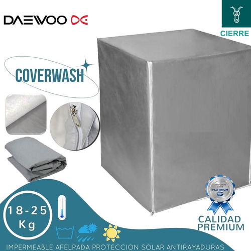 Forro Secadora LG Carga Frontal 22kg Silver 1mt Cierre