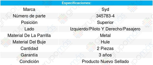 Par De Brazos Superior Mercury Mountaineer 06-10 1508049