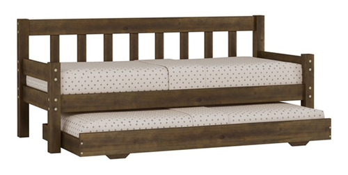 Marinera Cama Sofa Dormitorio Castaño Bicama