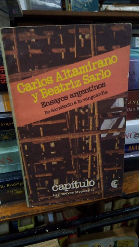  Carlos Altamirano Y Beatriz Sarlo - Ensayos Argentinos