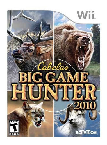 Jogo Mídia Física Cabela's Big Game Hunter 2010 Nintendo Wii