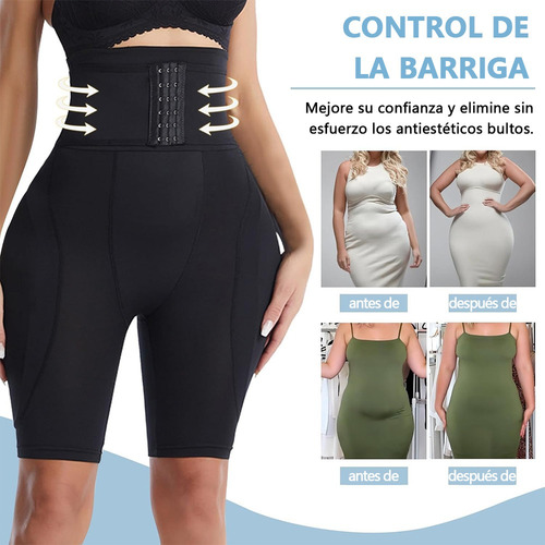 Bragas Control Barriga Cintura Alta Con Relleno De Cadera