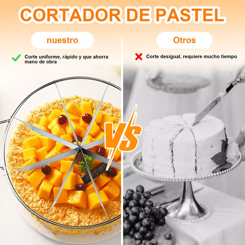 Marcador Rebanadas Raciones Pastel 8 Porciones