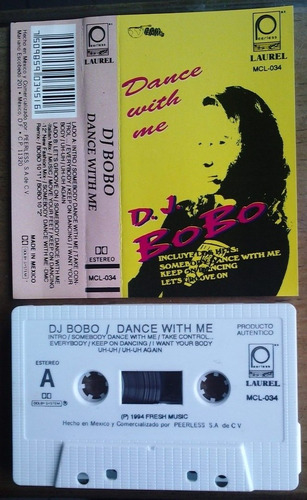 Dj Bobo Dance With Me Cassete Tape Raro 1994 Sp0