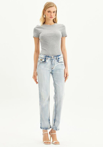 Calça Jeans Split Slim High Ref: 501cf006557 A0004