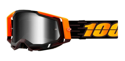 Goggles Motocross Enduro 100% Racecraft 2 Costume 2 Plata