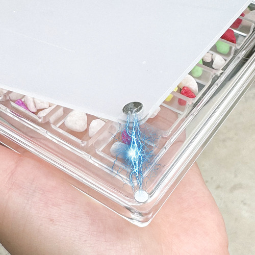 Caja De Presentación De Joyas De Acrílico Para Joyería, 3 Ca