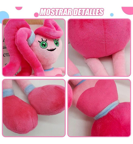 Muñeca De Felpa Mommy Long Legs Rosa 63cm