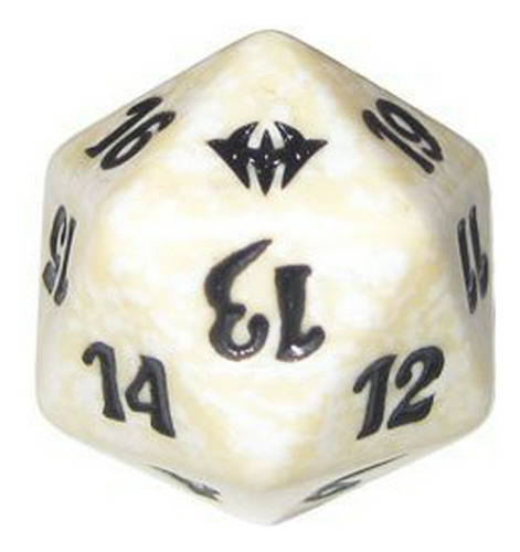 Contador Vida Mtg Spindown D20 Dark Ascension Blanco