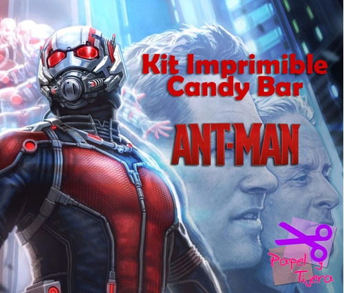 Kit Imprimible Candy Bar Ant-man Marvel