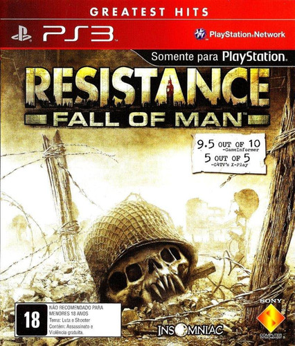 Resistance Fall Of Man Ps3 Mídia Física Original Lacrado