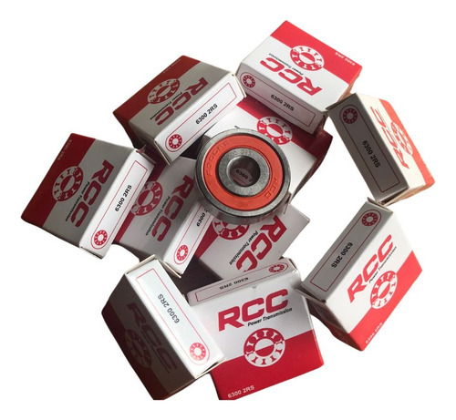 Rolamento 6300 2rs Rcc - Kit Com 10 Peças Medidas 10x35x11