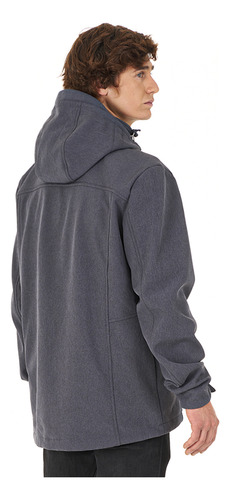 Chaqueta Hombre Macaya Softshell Hoody Melange Azul Lippi