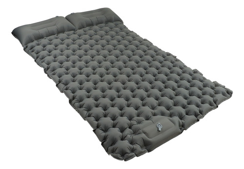 Colchoneta Para Acampar Gris Impermeable De Nylon Ergonómica