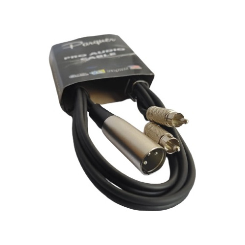 Cable Profesional Pro Audio Rca A Canon Xlr Macho 1,8 Mts
