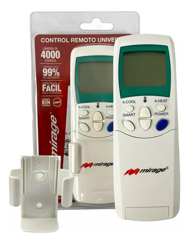 Control Universal Minisplit Mirage Original 4000 Codigos
