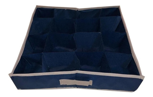 Organizador De Cajón Para Ropa Interior  Azul X 2 Unidades 