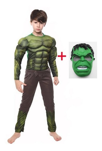 Disfraz Hulk Niño Regalo Cumpleaños Halloween Importado