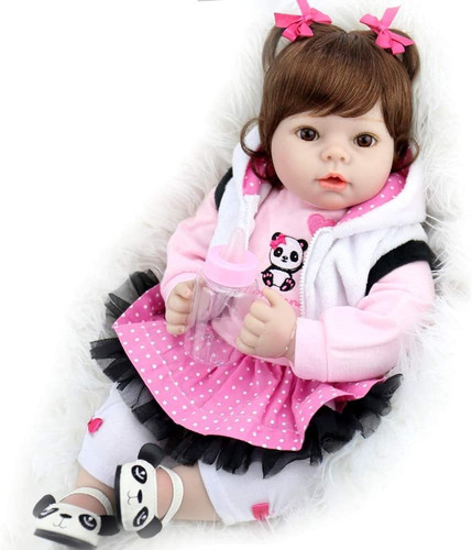 Imagen 2 de 7 de Muñeca Realista Renacida De Aori Pulgadas Bebé Recién ...
