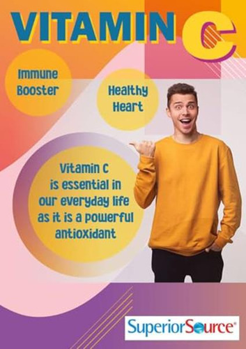 Superior Source Vitamina C 500mg Tabletas Sublinguales 90