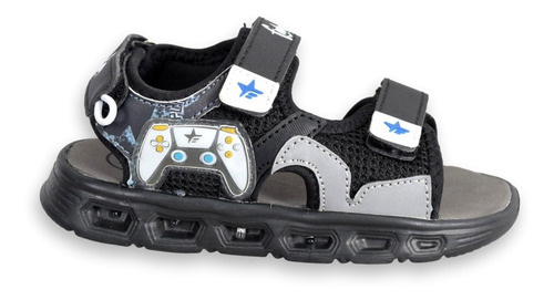 Imagen 3 de 7 de Sandalia Footy Nene Luces Led Velcro Diseños Verano