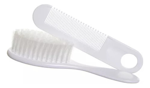 Juego De Cepillo Y Peine Cuidado Del Bebé Dreambaby - Blanco