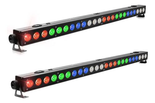 Kit 2 Ribalta 24 Leds 12w Rgbw Pixel Dmx Indoor