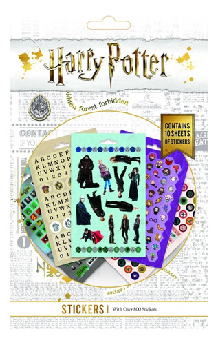 Set De 800 Stickers Harry Potter