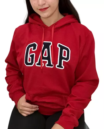 Sudadera Gap Roja Para Mujer