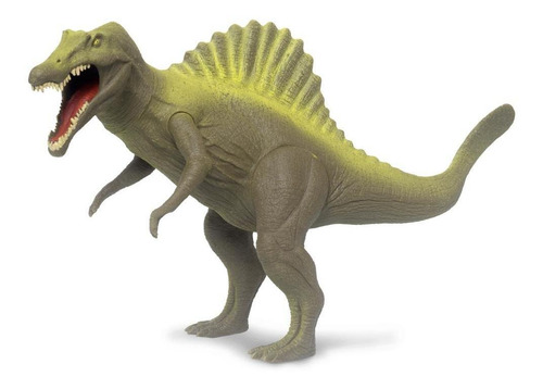 Imagem 1 de 6 de Dinossauro Espinossauro Verde Jurassic Brinquedo Mielle