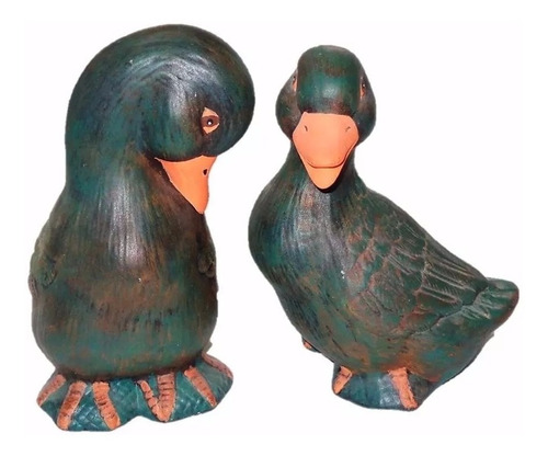 Juego De Patos De Ceramica