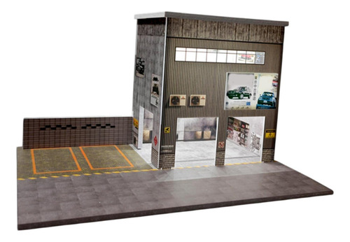 Modelo De Taller Automático Diorama Diorama Miniatura