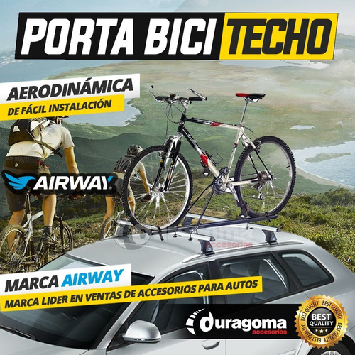 Porta Bicicleta De Techo Antirrobo Reforzado Premium Airway
